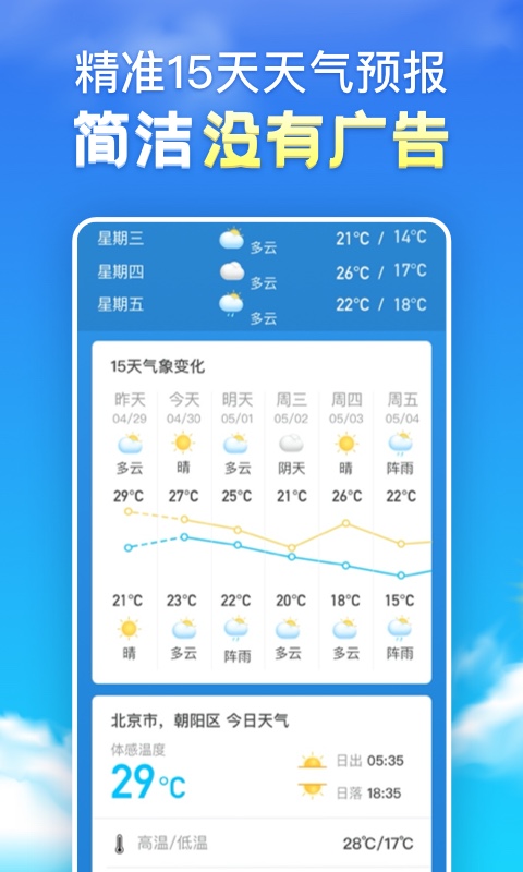 天气预报官方版宣传图1